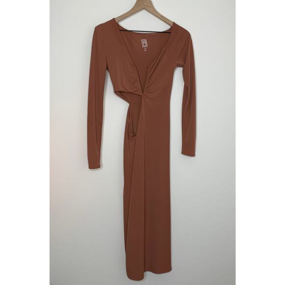 Not Yours To Keep River Midi Dress Rosewood Womens Size XXS Revolve - Picture 3 of 16